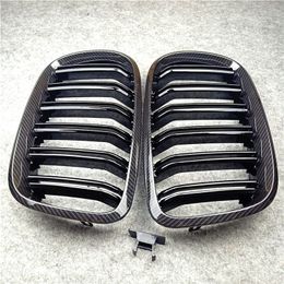 LR Glossy Black/ M Color Front Nier Grills Grille voor X5 E70 X6 E71 2007-2013 Mesh Bumper Grilles