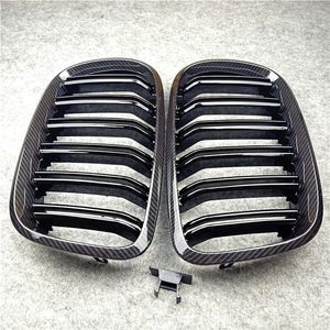 Grille de calandre avant de couleur noir brillant/M LR pour X5 E70 X6 E71 2007-2013 grilles de pare-chocs en maille