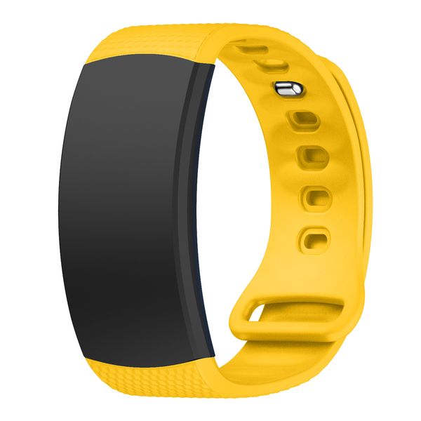 L / S Taille pour Samsung Gear Fit 2 Strap Band bracelet bracelet Sports Silicone Watch Band pour Samsung Gear Fit 2 SM-R360 STRAP