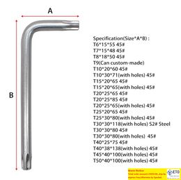 L ShaftT6 T7 T8 T9 T10 T15 T20 T25 T30 T40 T45 T50 tournevis Torx de sécurité couple élevé faible camout goutte au détail