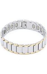 L Bracelet en acier inoxydable IP 18K couleur or bracelets 4 en 1 éléments énergétiques bracelet magnétique bracelets de soins de santé Simple fashi7786793