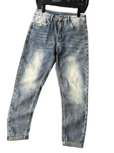 L U Jeans Denim broek Heren jeans Designer Jean Heren Blauwe broek High-end kwaliteit Recht ontwerp Retro Streetwear Casual joggingbroek Ontwerpers Joggers Broek