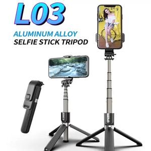 L03 selfie stick trépied flexible Phone caméra mini monopode pour streaming en direct photographier