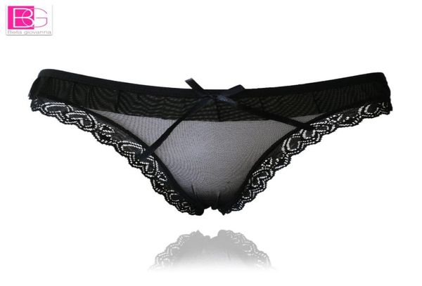 L039Bellagiovanna 2017 Nouveaux mémoires pour femmes Sexy Mesh T Panties Ruffles Breathable Panty Transparent Knickers Girls Underpants11434583