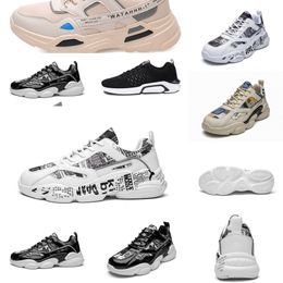 L0SD plate-forme chaussures de course pour Hotsale hommes formateurs hommes blanc triple noir cool gris baskets de sport de plein air taille 39-44 9