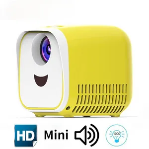 L1 Mini LED-projector 480x320 Ondersteuning 1080p USB Kids Story Projectors Media Player Compatibel met TV-stick, Laptop Draagbare Beamer