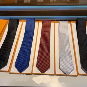 L1 Nouveaux Hommes Cravates Mode Cravate En Soie 100% Designer Cravate Jacquard Classique Tissé À La Main Cravate pour Hommes De Mariage Cravates Décontractées Et D'affaires Avec Boîte D'origine l8F9