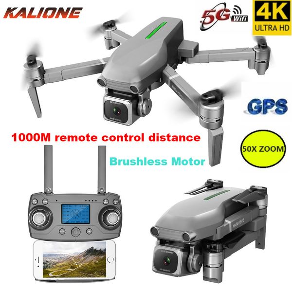 L109 Drone 4K avec caméra HD GPS 5G WIFI Quadcopter Rc Drone Quadrocopter professionnel Gimbal Dron Mini Brushless Drone VS SG907