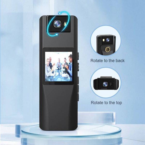 L12 Mini Draagbare Body Camera Digitale 2 K/1080 P Professionele LCD Scherm Draagbare Magnetische Nachtzicht Micro camcorder DVR