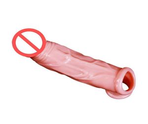 L12 jouets masseurs sexes pénis adulte extension extension de pénis réutilisable Sleeve pour hommes extension de billette de bite de retard de retard 1271278