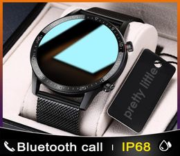 L13 Business Smart Watch Men039S IP68 Waterdichte ECG PPG Bluetooth Call Watchs Blood Pressure Fitness Tracker Sports8968985