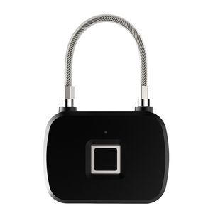 L13 Smart Thumbprint Cadenas de porte rechargeable Serrure de porte d'empreintes digitales Smart Padlock USB sans clé Déverrouillage rapide Drop Shipping 201013
