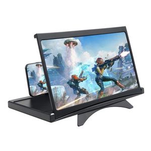 L18 amplificador de pantalla curva extraíble de 12 pulgadas HD 3D Video teléfono móvil soporte de lupa soporte de teléfono plegable nuevo