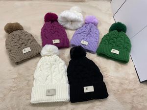 l2023 Designer Mannen Beanie Winter Unisex Gebreide Muts Luxe Vrouwen Warme Mode Mutsen hoeden Afneembare haarbal