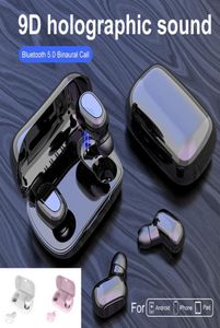 L21 Draadloze Koptelefoon Bluetooth 50 Oordopjes Mini TWS Sport Stereo Headset Met Microfoon Ruisonderdrukkende Oplaaddoos voor smar7372442