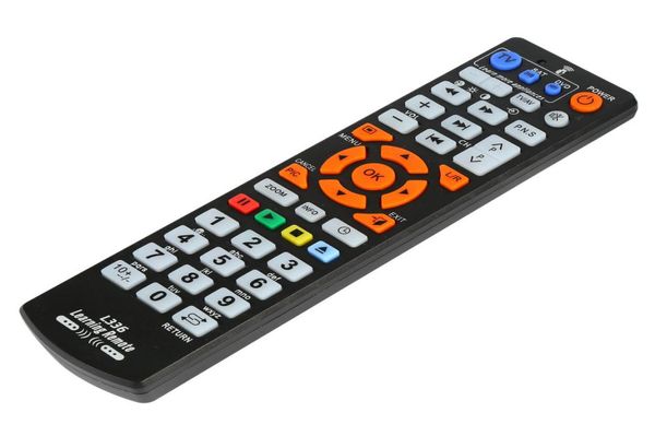 L336 Universal todo en un control de control remoto de aprendizaje de inglés inalámbrico para TV CBL DVD SAT7976065