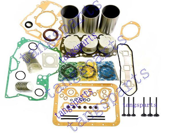 motor L3E kit de reconstrucción con válvulas para el ajuste del motor Mitsubishi Volvo EC15 EC13B EC14 EC20 Peljob piezas de reparación EB12.4 excavadora