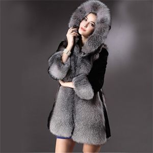 L455 faux LBACK manteau de fourrure femmes manteaux de fourrure manteaux d'hiver femmes 210817