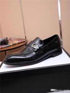 L5 nieuwe mode mannen ontwerper lederen schoenen fringe slip-on lage hak hoge kwaliteit jurk vintage klassieke mannelijke casual loafers schoenen 22