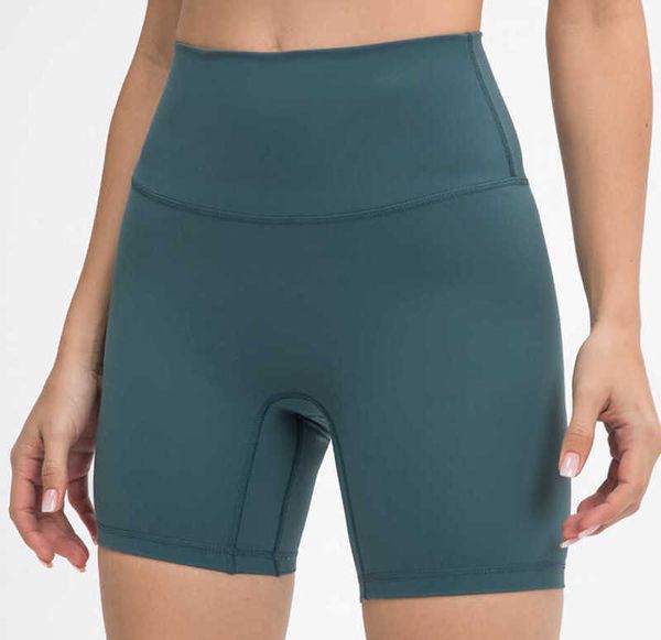L9 Yoga Shorts Taille Haute Nake Feeling No T-Line Élastique Pantalon Serré Leggings Femmes Sports Pantalons Chauds Atheltic Outfits Sportswear Slim