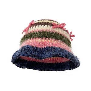 L93F – chapeau seau amusant pour femmes, chapeaux de Costume, cadeau d'halloween, bonnet chaud et doux en Crochet, année de noël 240113