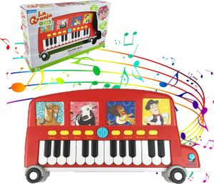 La granja de zenon 24 teclas piano instrumento musical multifuncional para crianças pequenas brinquedos educativos fazenda 240109