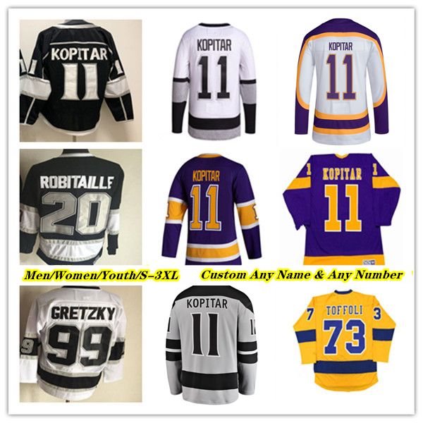 Anze Kopitar LA Hockey Jerseys Kevin Fiala Anze Kopitar Adrian Kempe Drew Doughty Trevor Moore Quinton Byfield Phillip Danault Pierre-Luc Dubois Arthur Kaliyev REY