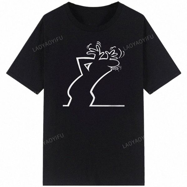 La Linea La Ligne Osvaldo Cavandoli TV Hommes Femmes Style Streetwear Tee Fi Cott T-shirt Col Rond Casual Été Camiseta L5jO #