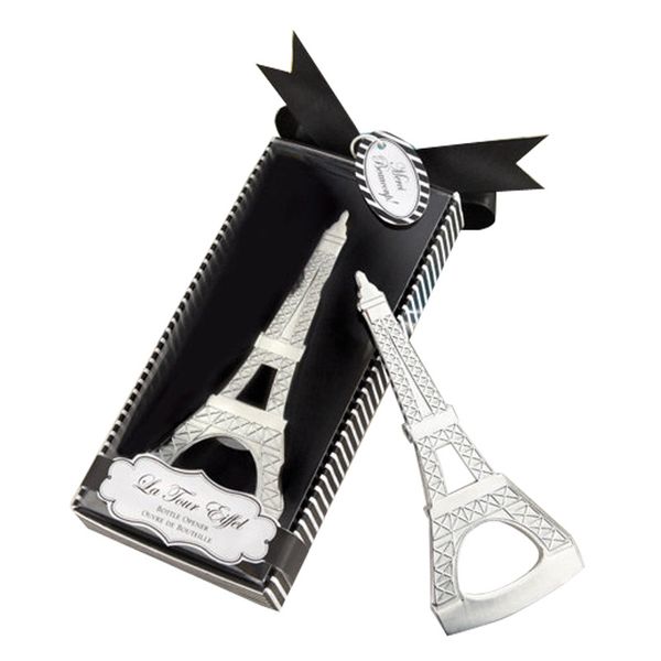 La Tour Eiffel Tower Chrome can beer Bottle Opener Party Favor Gift