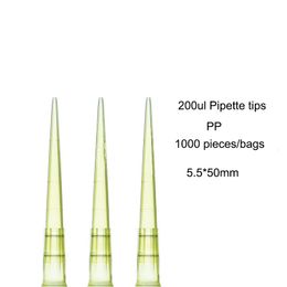 Lab Pipet Tip Plastic 10Ul 200Ul 1000Ul 5ml 10 ml Wegwerp Micropipet -tips Transparante autoclavable medische benodigdheden