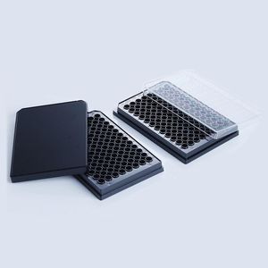 Suministros de laboratorio, 2 uds., placa ELISA estéril de 96 pocillos de alta calidad, instrumento de etiqueta enzimática que puede eliminar la fluorescencia TC de cultivo celular adherente