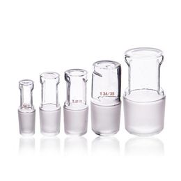 Fournitures de laboratoire bouchon creux en verre 14 # 19 # 24 # 29 # 34 # 40 # 50 # bouchon de bouche Standard bouchons d'air de meulage pour l'expérience scolaire de flacon