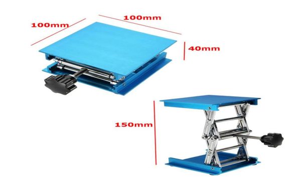 Les fournitures de laboratoire réglables de haute qualité 4x4039039 Oxyde d'aluminium Laboratory Laboratory Plate-forme de levage Jack Scissor Stand Stand 10028486758606803