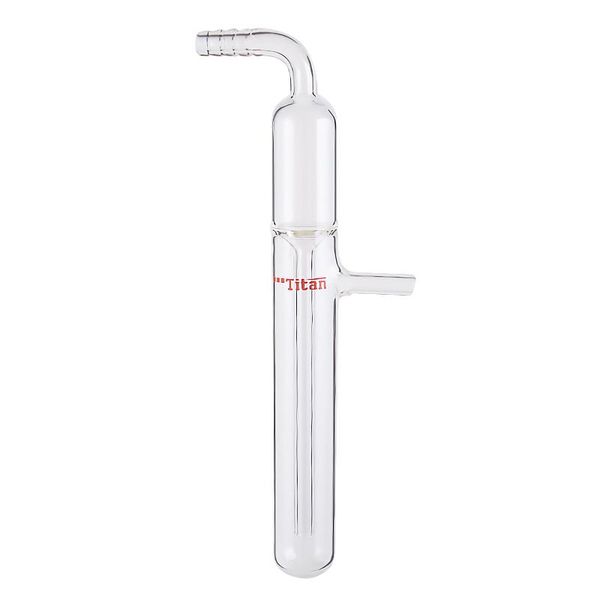 Fournitures de laboratoire Bulle d'huile Snorkel Verrerie transparente Paroi épaisse Anti-suckback Liquide inerte Débitmètre Tube Diamètre extérieur 26mm