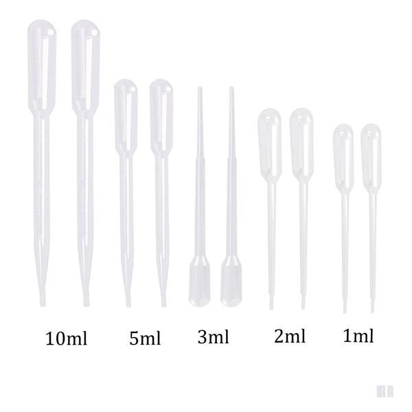 Fournitures de laboratoire Teenitor 1Ml 2Ml L 5Ml 10Ml Pipettes De Transfert En Plastique Compte-gouttes Huiles Essentielles Outil De Maquillage Drop Delivery Office Schoo Dhgkb