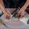 Acier inoxydable Travail-Saving Non Stick Rolling Pin Dumpling Maker peau Pizza Pasta Pâte à rouleaux Outils de cuisson JK2001