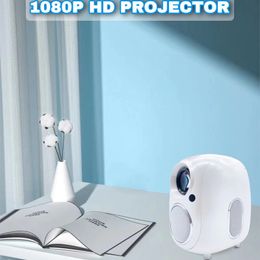 Labratek H2-projectoren 1080P HD HISILICON 351/MTK9255/MST358 1+8GB Smart ANDROID 9.0 HD 5G Thuisbioscoop Draagbaar Kantoor Conferentie 4k Smart Home Theater