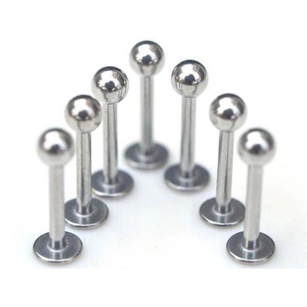 Labret, Jewelry10Pcs 18G Ball Lip Anneau Nez Oreille Bar Stud En Acier Inoxydable Piercing Corps Bijoux En Gros Drop Delivery 2021 Vm7Ch