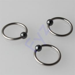 Labret Lip Piercing Sieraden G23 Hematiet Bal 16G Neus Ring Oor Tragus Kraakbeen Stud Tepel Navel Body 230906