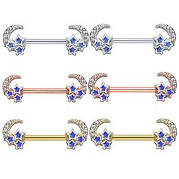 Labret Lip Piercing Sieraden Tepel 14g Ringen Voor Vrouwen Cut Tong Barbell Septum Retainer Body Maan S 230906