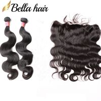 Bella Hair 8a Lace Frontal Fermeure avec des paquets de cheveux non traités