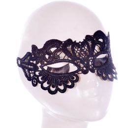 Disfraz de máscara de ojos de encaje Sexy Lady Hollow Face Mask Cosplay Prom Party Props Halloween Nightclub Fancy Dress