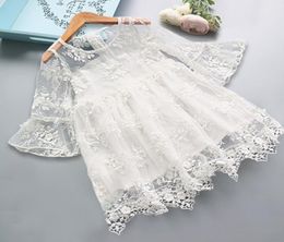 Lace Flower Girls Dress Baby Girl Clothes Kids Robes pour filles Party de mariage Vestidos Princesse Costume Vestido Infantil 3 5 8Y7708241