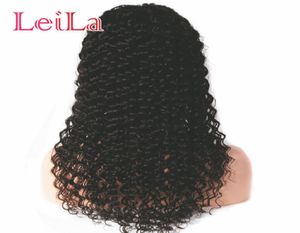 Lace Front Human Hair Pruiken voor zwarte vrouwen Remy Braziliaanse diepe kanten voorpruik vooraf geplukt met babyhaar1795269