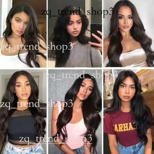 Lace Frontal Big Curly Human Hair Wigs Brésilien 28 30 pouces Perruque de fermeture avant synthétique pour les femmes 670