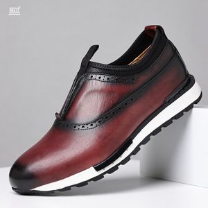 Kant echt leer Up Casual Oxfords Outdoor Men schoenen Non Slip Men S Sneakers Zapatillas Hombre A Sneaker Zapatilla