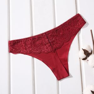 dentelle glace soie sans couture slips culottes sexy respirant bikini culottes femmes sous-vêtements lingerie string T dos g string volonté et vêtements de sable