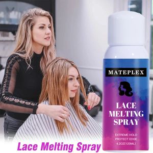 Lacet melting spray rapide perruque sèche adhésive pulvérisation temporaire tenue avant perruque lace