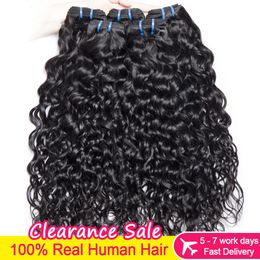 Lace S 30 inch Braziliaanse watergolf menselijk haarbundels VipBeauty voor zwarte vrouwen Remy Hiar 3 deal 230420