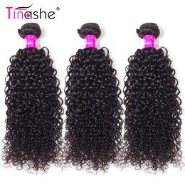 Lace s Tinashe cheveux paquets bouclés Remy humain 828 pouces peuvent acheter 134 tissage brésilien 231007